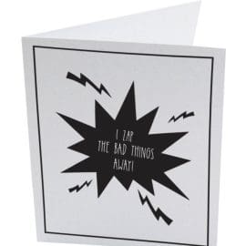 Ευχετήρια Κάρτα, I zap the bad things – The Gift Label