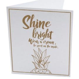Ευχετήρια Κάρτα, shine bright – The Gift Label