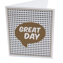 Ευχετήρια Κάρτα, great day – The Gift Label