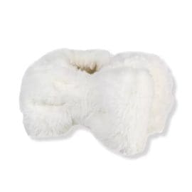 Λευκή, fluffy Κορδέλα μαλλιών 24*8.6cm, Pearl – By Upper Canada