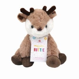 Λούτρινη θερμοφόρα-αρκουδάκι ελαφάκι εμποτισμένη με έλαια Λεβάντας 17*20*25cm -By Upper Canada