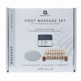 Σετ ποδιών με ξύλινο εργαλείο για μασάζ, κρέμα 50ml &amp; ελαφρόπετρα – By Upper Canada