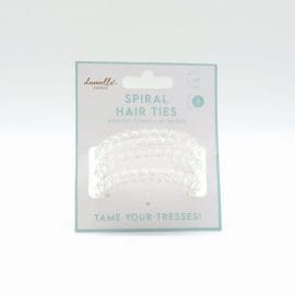 Σετ με 3 Σπιράλ Λαστιχάκια Διάφανα – By Upper Canada