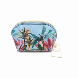 Εμπριμέ-σιέλ νεσεσέρ Botanical Palm Blue 18*15*6.5cm, Oyster Bag – By Upper Canada