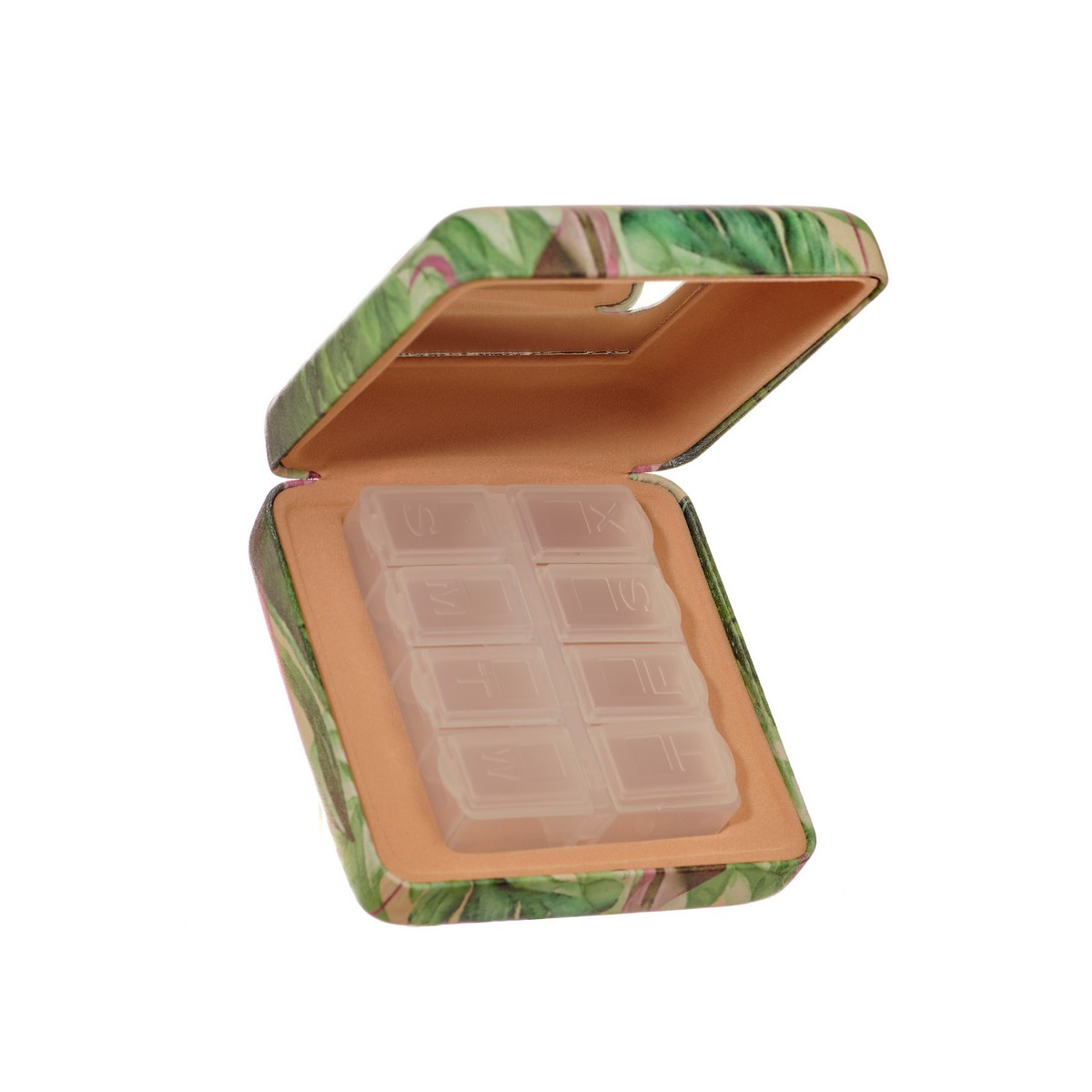 Εβδομαδιαία Θήκη Χαπιών 8 Θέσεων με καθρεφτάκι, 9*9*4cm - By Upper Canada - Image 2