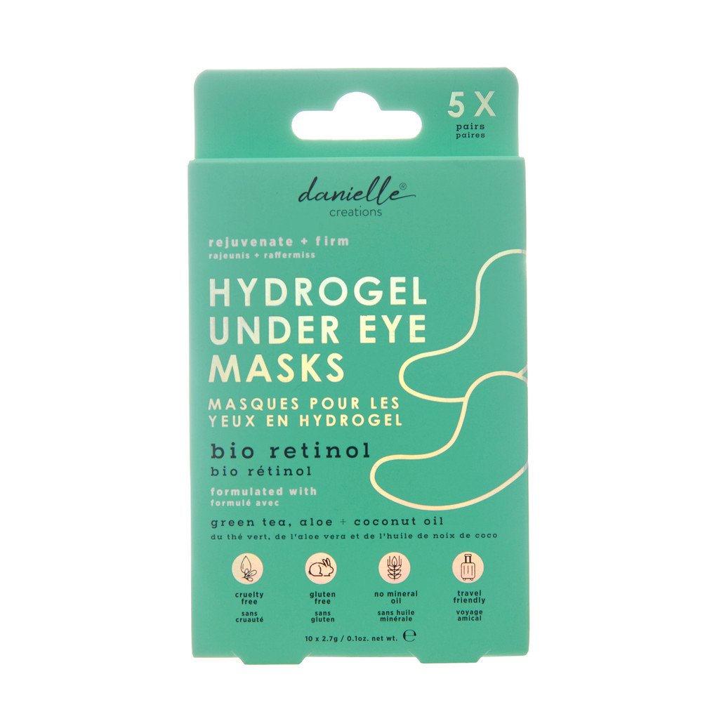 Σετ με 5 ζεύγη Hydrogel Μάσκες ματιών κατά του πρηξίματος με Bio Retinol - By Upper Canada
