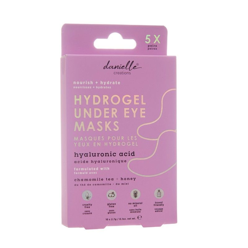 Σετ με 5 ζεύγη Hydrogel Μάσκες ματιών με υαλουρονικό οξύ - By Upper Canada