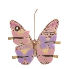 Σετ με 4 Creaseless Clips για Μαλλιά, Butterfly Creaseless Hair Clips – By Upper Canada