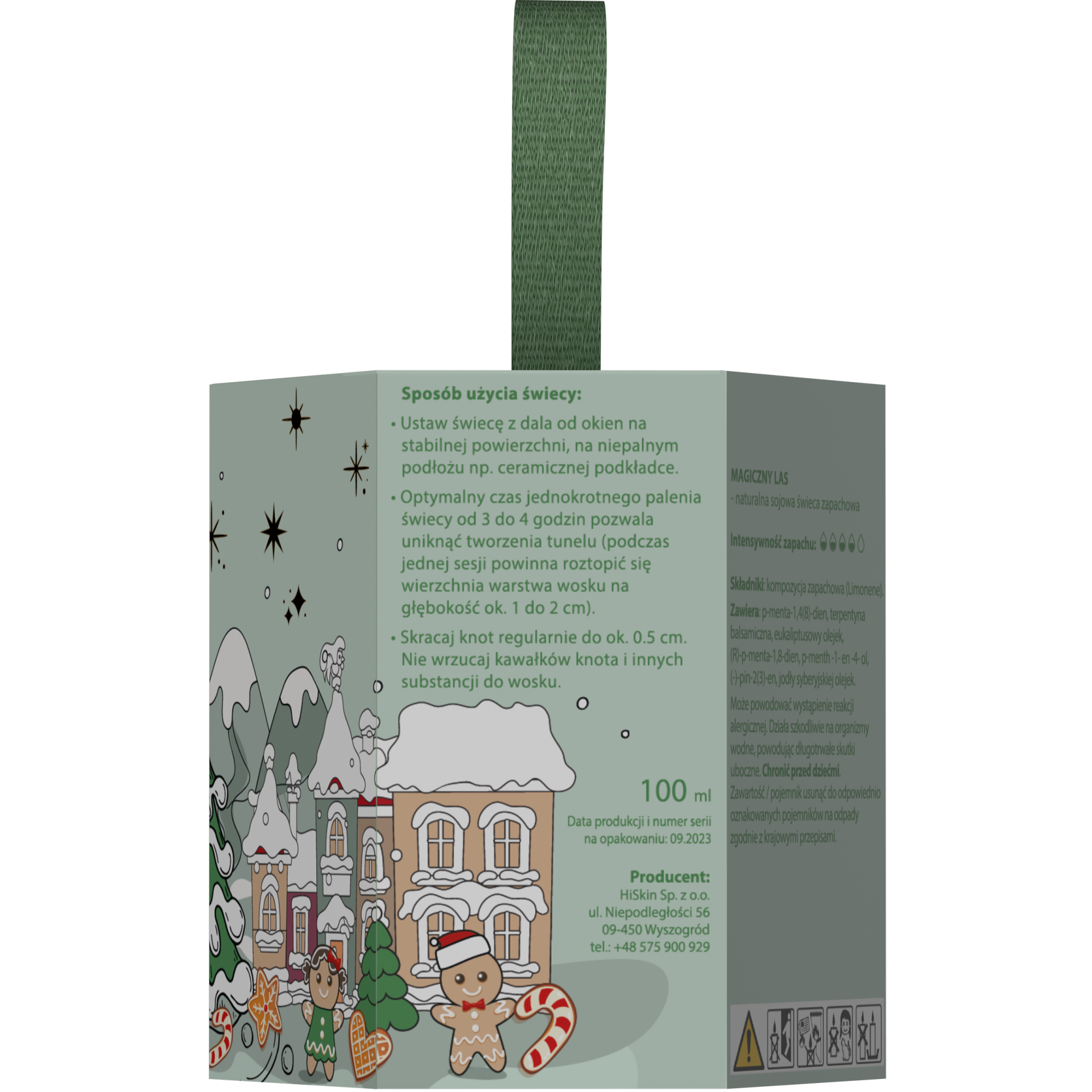 Christmas Soy Candle "Magic Forest" - 100ml - Image 2