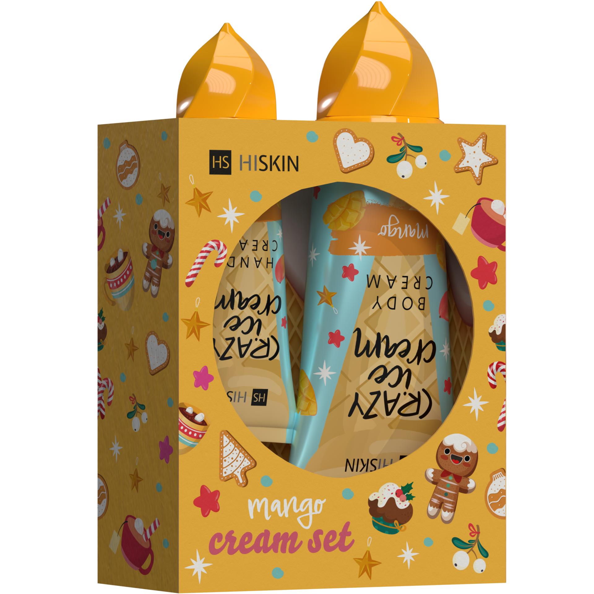 Christmas Box – Hand Cream 60 ml Body Cream & 200 ml | Scent: Mango