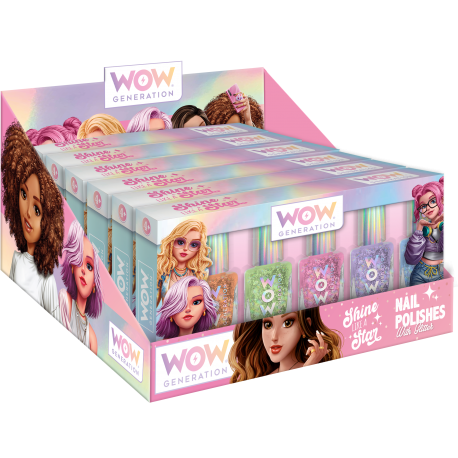 DISPLAY 6τ. ΣΕΤ 5 PASTEL ΒΕΡΝΙΚΙΑ ΝΥΧΙΩΝ WOW