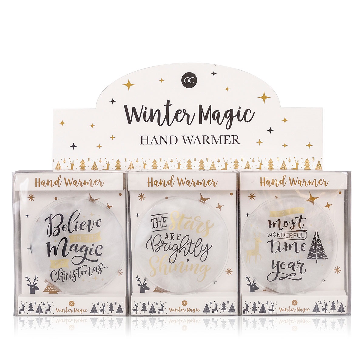 Βιτρίνα με Hand warmers σε κουτάκι δώρου, Winter magic