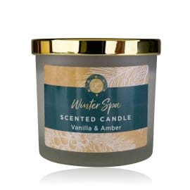 Κερί Winter Spa 330g με άρωμα από κεχριμπάρι &amp; βανίλια – Accentra