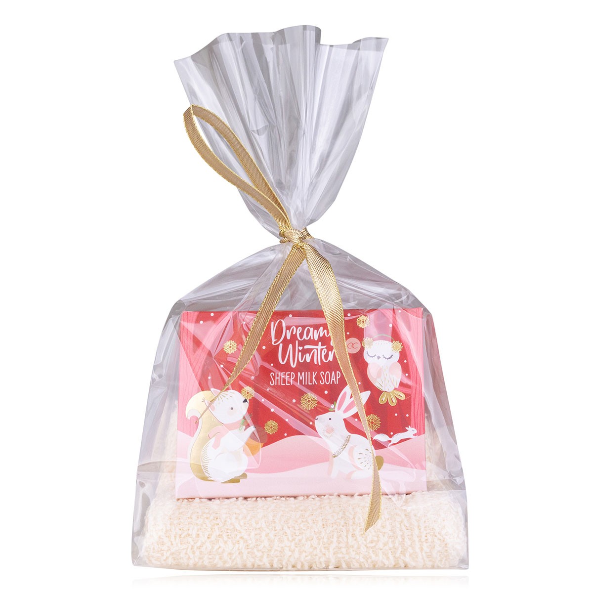 Σετ περιποίησης με γάντι για το μπάνιο & ένα σαπούνι 100γρ, Dreamy Winter - Accentra