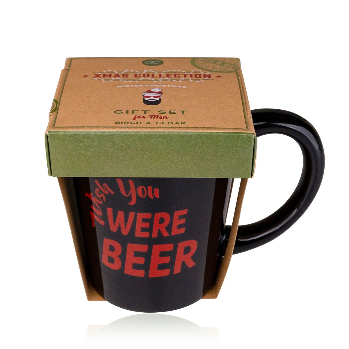 Γιορτινό ανδρικό σετ με 100ml αφρόλουτρο & μια κούπα για καφε 250ml, Men's Cοllection - Accentra