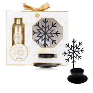 Σετ δώρου με βάση ρεσώ, αφρόλουτρο Vanilla 100ml, Winter magic - Accentra
