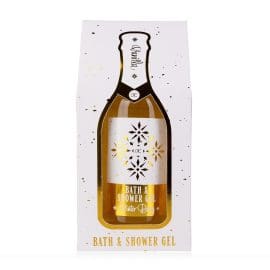 Αφρόλουτρο 250ml σε χρυσαφένια συσκευασία σαμπάνιας &amp; άρωμα Vanilla, Seasons Greetings – Accentra