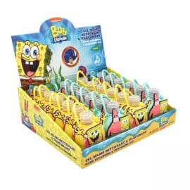 Gel Καθαρισμού χεριών Sponge Bob με άρωμα 35ml (Stand 24 τεμάχια)