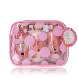 Σετ περιποίησης σε νεσεσέρ με 100ml αφρόλουτρο, 100ml body lotion &amp; 120g άλατα – Accentra