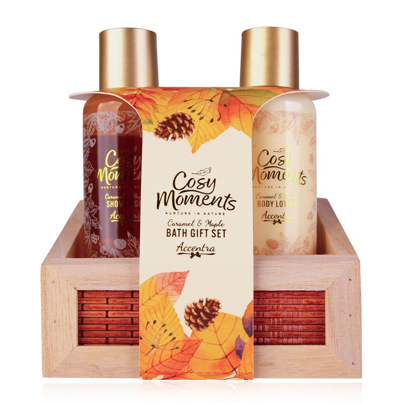 Σετ περιποίησης με 30ml κρέμα χεριών, 30ml body lotion & 1 αφρόλουτρο 30ml, Cosy Moments - Accentra