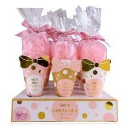 Σετ μπάνιου σε gift bag με 60ml αφρόλουτρο &amp; σφουγγάρι – Accentra