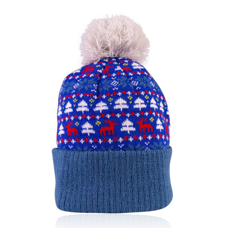 Χριστουγεννιάτικο ανδρικό σετ με hair & body wash 100ml & Santa πλεκτό σκούφο, Xmas Men's - Accentra - Image 2