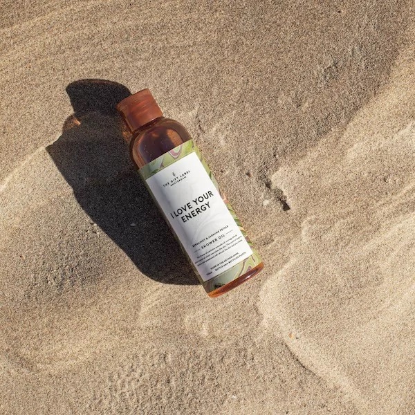 Vegan Shower Oil 200ml, I love your energy - The Gift Label - Image 2
