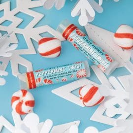 Crazy Rumors Lip Balm  – Seasonal Peppermint Twist  , Super Creamy, 100% Natural & Vegan