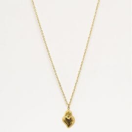 Υποαλλεργικό Κολιέ με Χρυσή Καρδιά (BE1SAC) Farma Bijoux