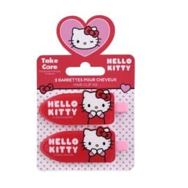 Hello Kitty σετ 2 κλιπ μαλλιών (12τεμάχια) Take Care