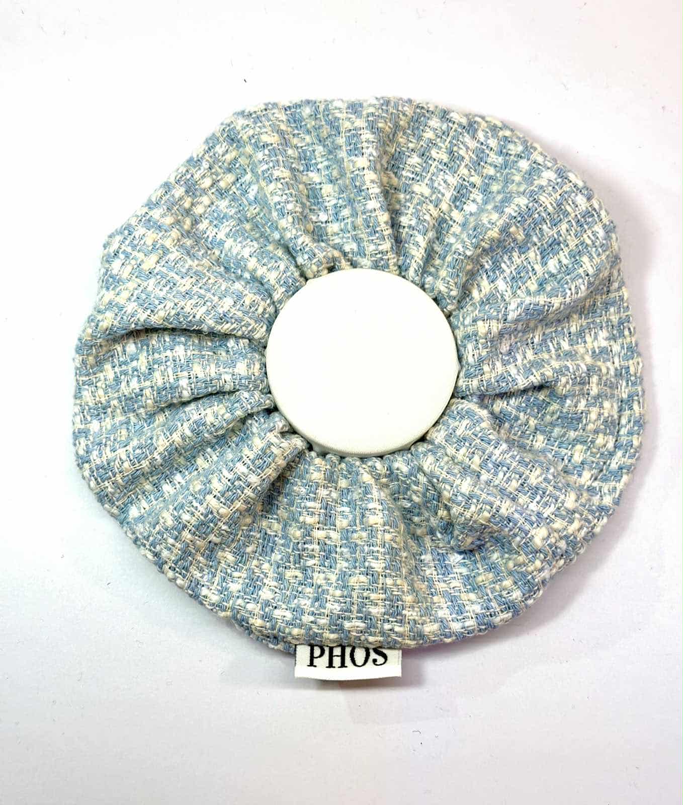 Tweed Hair Scrunchie – ( Chanel Style ) - Phos