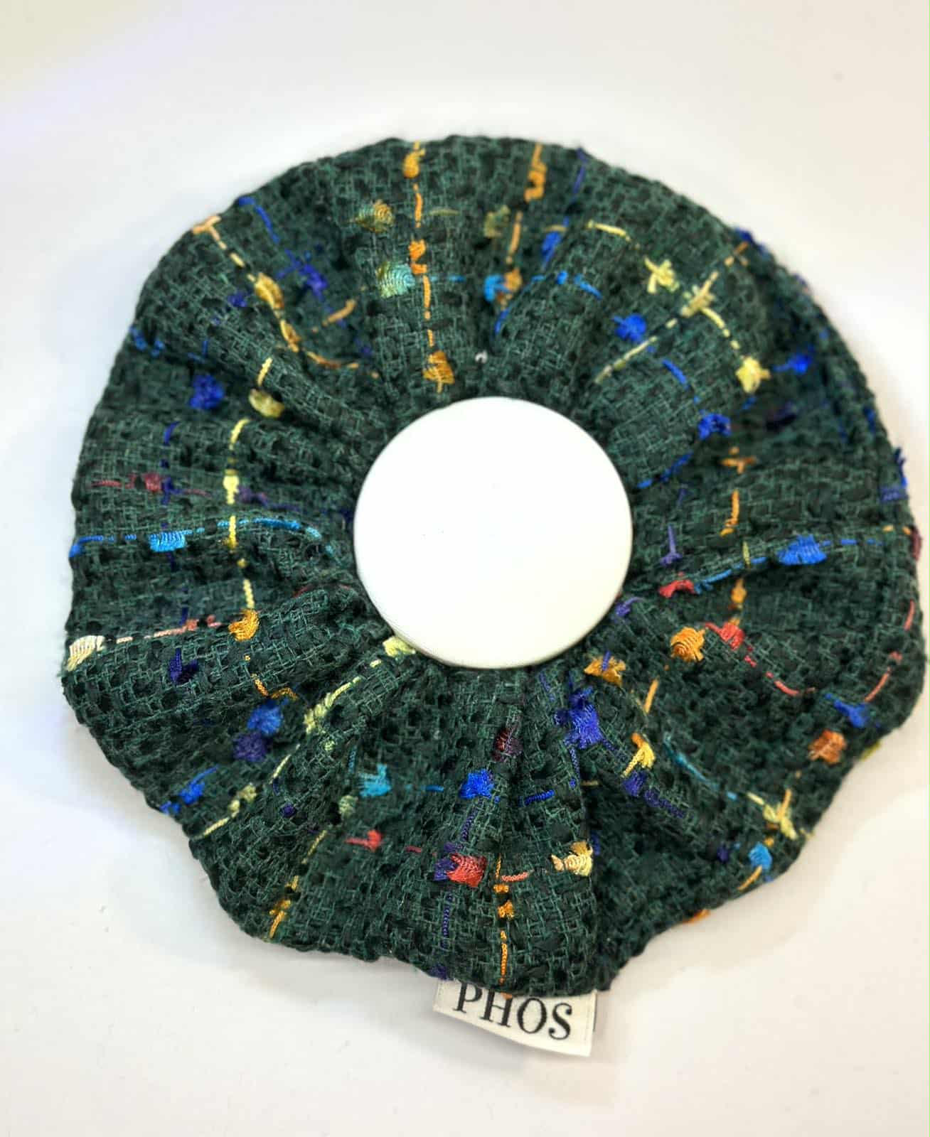 Tweed Hair Scrunchie – ( Chanel Style ) - Phos