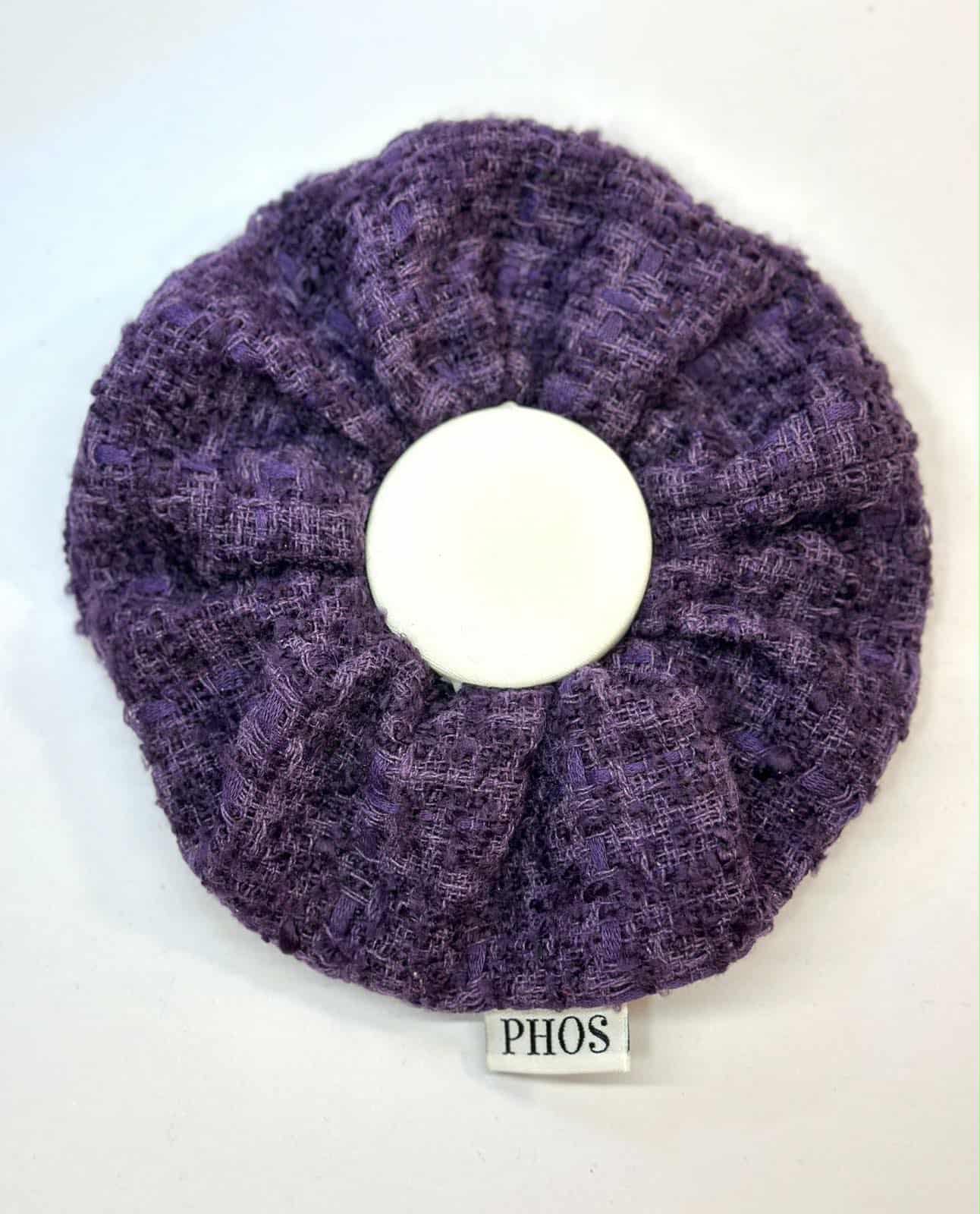 Tweed Hair Scrunchie – ( Chanel Style ) - Phos