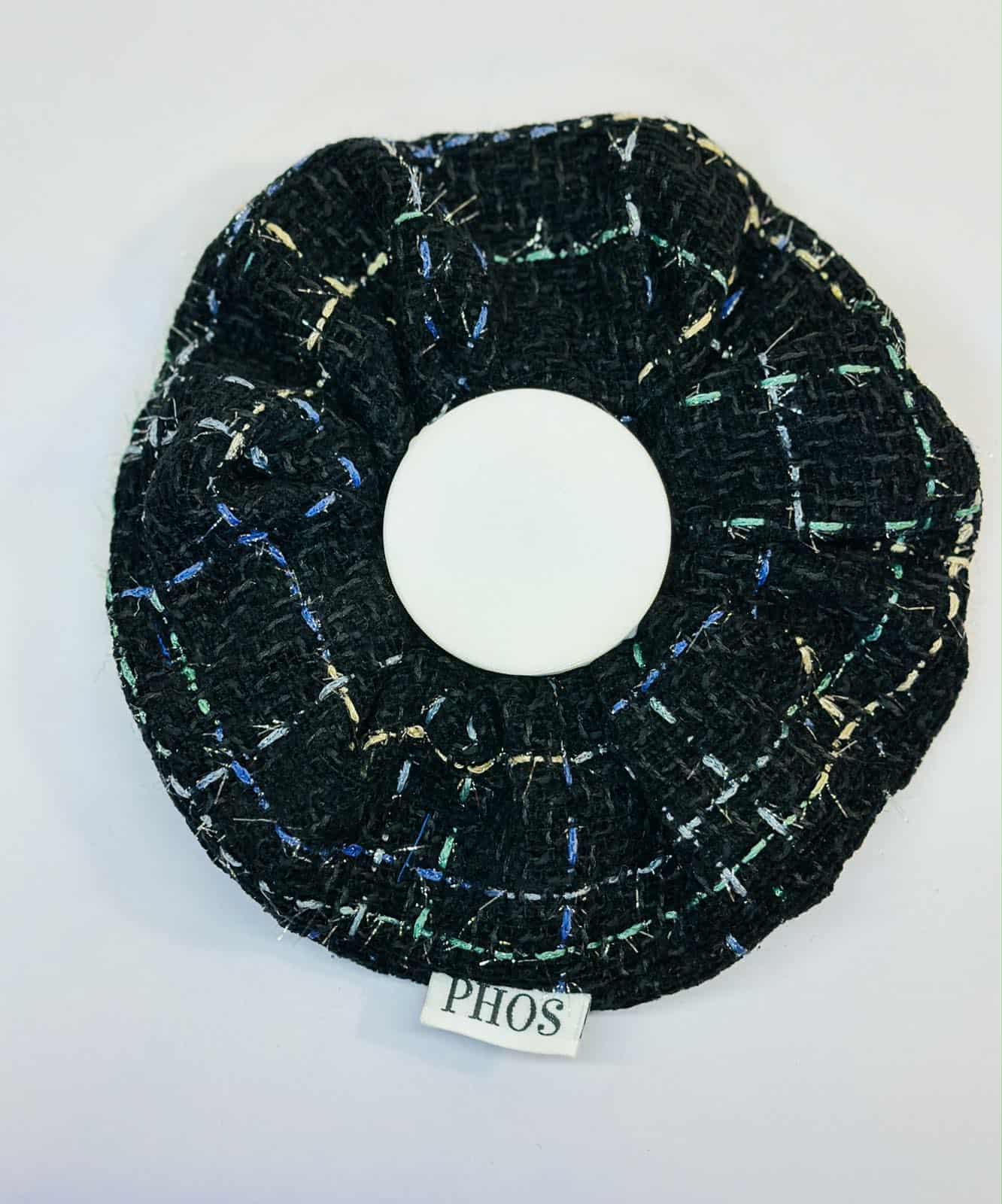 Tweed Hair Scrunchie – ( Chanel Style ) - Phos
