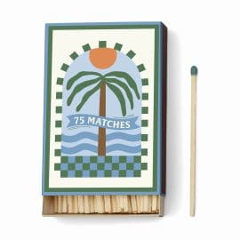 Adopo &amp;apos;Palm Tree&amp;apos; Dark Green 75 Σπίρτα ασφαλείας 9.6cm – Paddywax