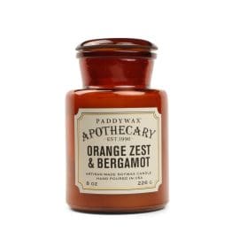Κερί Apothecary, Orange Zest &amp; Bergamot 226gr – Paddywax