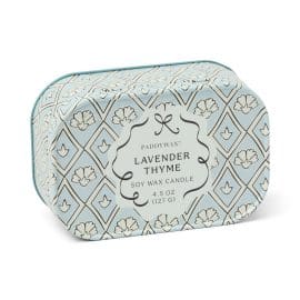 Lavender &amp; Thyme Φυτικό Κερί 127gr σε μεταλλικό δοχείο-κονσέρβα, Cherie – Paddywax
