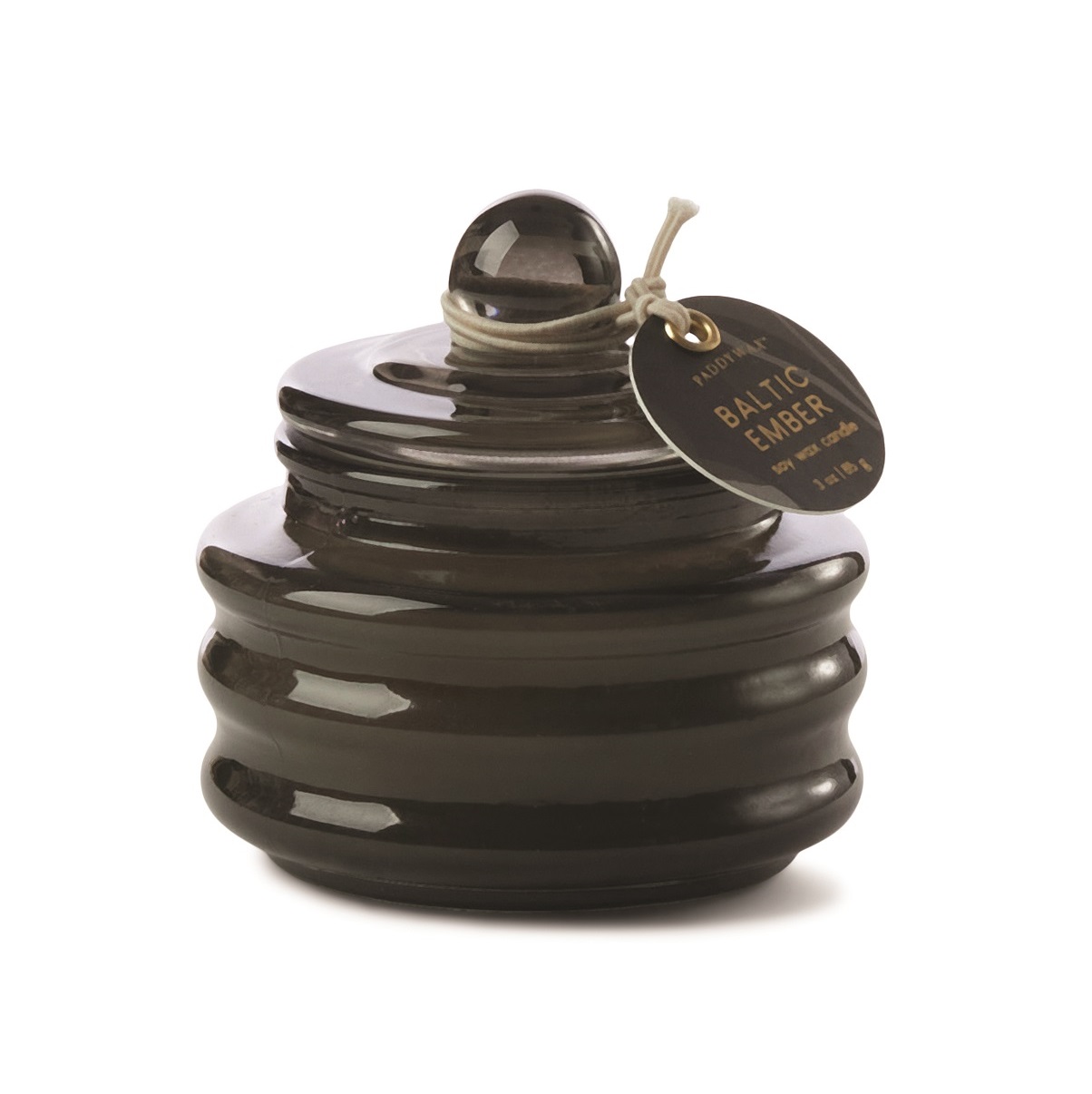 Beam Μαύρο Κερί με καπάκι, Meyer Lemon 85gr - Paddywax