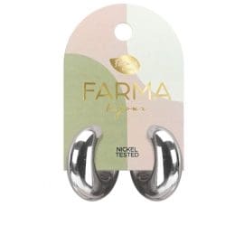 Υποαλλεργικά Σκουλαρίκια Κρίκοι Ασημί 28mm (BEWOW1) Farma Bijoux