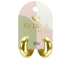 Υποαλλεργικά Σκουλαρίκια Κρίκοι Χρυσοί 28mm (BEWOW2) Farma Bijoux