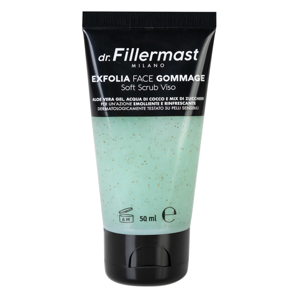 EXFOLIA FACE GOMMAGE – Απαλό Scrub Προσώπου με Υφή Gel dr. Fillermast