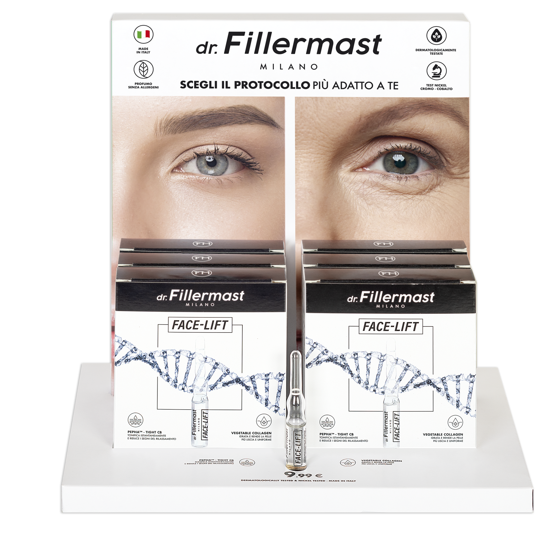 dr FILLERMAST MILANO STAND FACE LIFT AMPOULE DFL 11