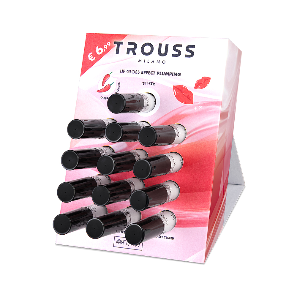 TROUSS MILANO MAKE-UP STAND MAK 40 LIP GLOSS EFFECT PLUMPING