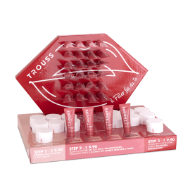 TROUSS MILANO MAKE-UP STAND MAK 44 LIP FILLER IN 3 STEPS