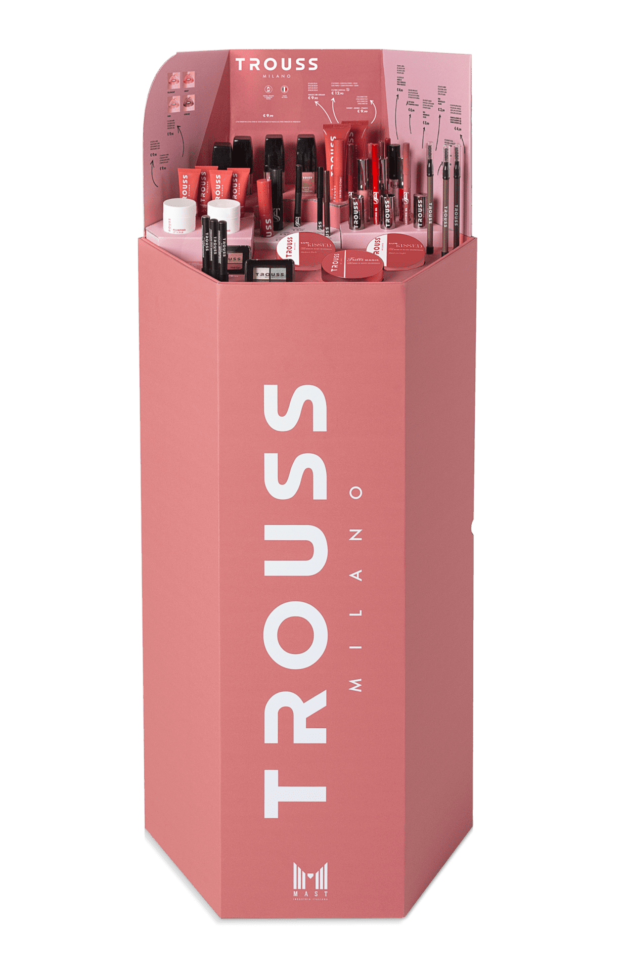 TROUSS MILANO MAKE-UP STAND MAK 53 HEXAGON