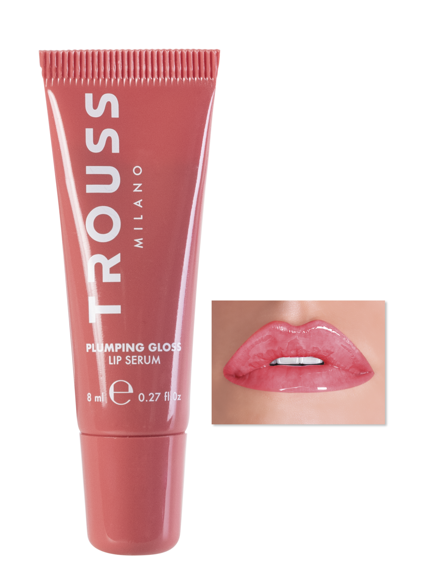 TROUSS MILANO MAKE-UP 1008 PLUMPING LIP SERUM CHERRY