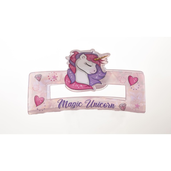 Unicorn κοκαλάκι μαλλιών Large (Stand 12 τεμάχια) Take Care - Image 2