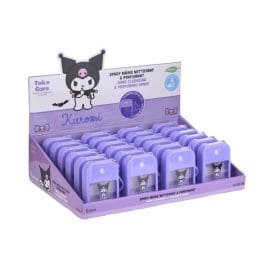 HK Kuromi Καθαριστικό χεριών σε σπρέι 36ml (Stand 12 τεμάχια) Take Care