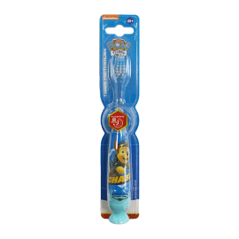 Paw Patrol Kids Toothbrush μπλε| Παιδική Οδοντόβουρτσα με Φωτάκι και βεντούζα για 2+ Ετών 1τμχ