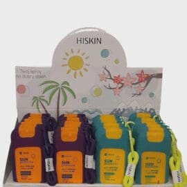 Travel Size 30ml Sun Protection SPF 50 & SPF 30 Stand 24 τμχ – Hiskin